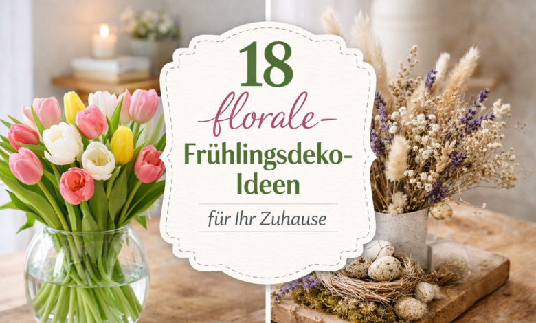18 blumige Frühlingsdeko Ideen für Ihr Zuhause