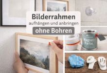 Bilder aufhängen ohne Bohren 7 Tipps