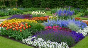 Blumenbeet gestalten mit Farbtheorie: So planen Sie harmonische Gartenbeete