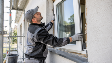 Fenster Einbau durch Profi [Bildinhalt mit KI erstellt]