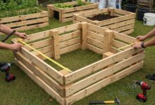 Hochbeet aus Paletten bauen
