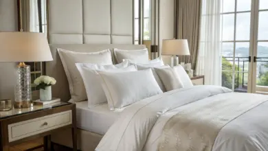 Schlafen wie im Luxushotel: Hochwertige Kopfkissenbezüge für zuhause [Bildinhalt mit KI erstellt]