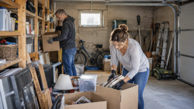 Keller und Garage entrümpeln [Bildinhalt mit KI erstellt]
