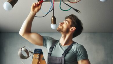 Lampe mit 4 Kabeln anschließen