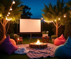 Mondschein-Kino im Grünen: So richtest du deine eigene Outdoor-Filmnacht unter den Sternen ein