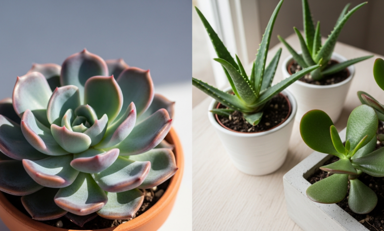 Pflanzen mit fleischigen Blättern - wenig Aufwand, viel Wirkung