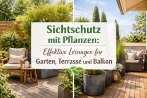 Sichtschutz mit Pflanzen: Effektive Lösungen für Garten, Terrasse und Balkon im Kübel