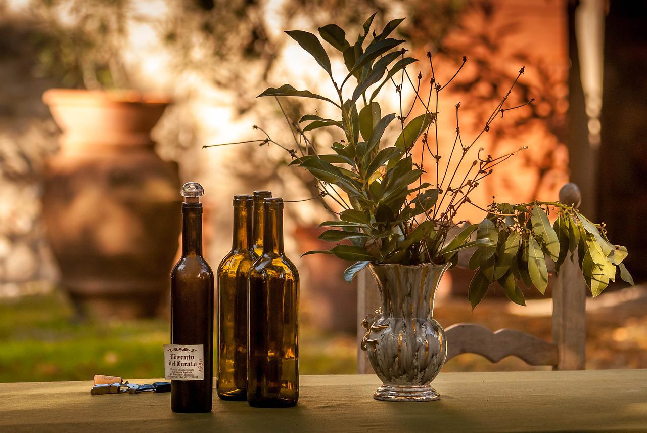 Den perfekten Wein im Garten genießen