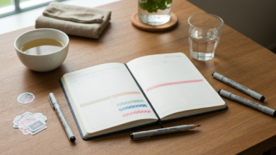 20 geniale Glow Up Bullet Journal Ideen und Prompts