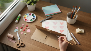 Valentinstagskarten selber basteln: Geniale DIY-Ideen