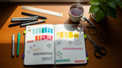 14 kreative Bullet Journal Ideen für deine mentale Gesundheit