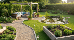 Garten neu gestalten: 32 einfache Ideen & Tipps [Bildinhalt mit KI erstellt]