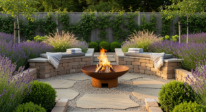 Gartengestaltung mit Feuerstelle: 17 geniale Ideen