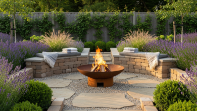 Gartengestaltung mit Feuerstelle: 17 geniale Ideen