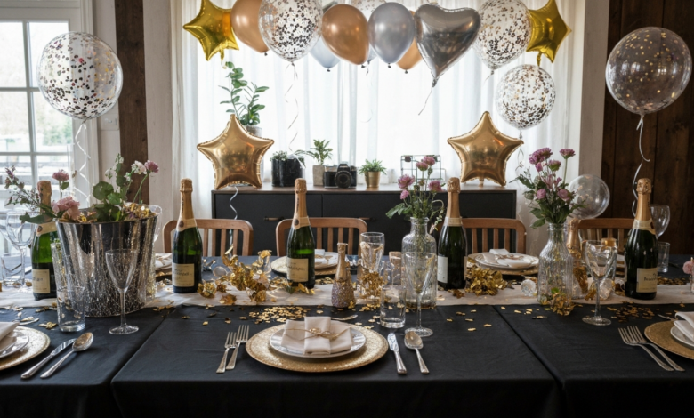 Silvester Deko: 24 Ideen für deine Party Zuhause