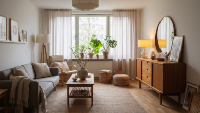Wohnzimmer gemütlich gestalten: Einfache Deko-Ideen