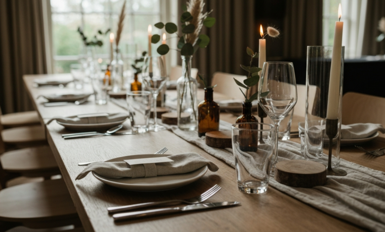 Schlichte Hochzeitstisch Deko: Elegante Ideen & Tipps