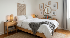 Über dem Bett dekorieren: 25 Ideen für dein Schlafzimmer