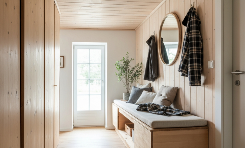 Flur mit Sitzbank gestalten: Schöne Ideen & Tipps