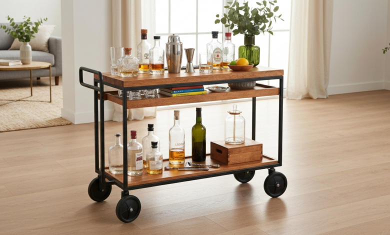 Home Bar einrichten: Die besten Servierwagen-Ideen