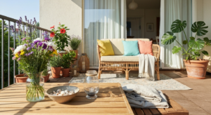 Bunte Sommerdeko: Tipps für drinnen und draußen [Bildinhalt mit KI erstellt]