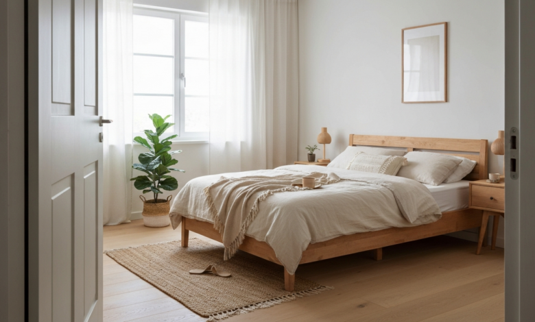 Gemütliches minimalistisches Schlafzimmer: Die besten Ideen