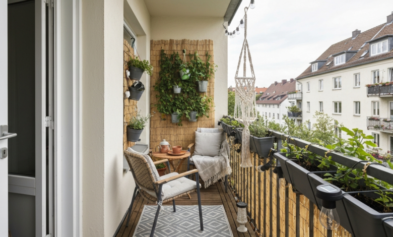 Kleinen Balkon gestalten: 24 einzigartige Ideen & Tipps